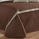 Cobre Leito Casal Super King Ibiza com Almofadas - 07 Peças - Tabaco
