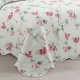Cobre Leito Colcha Casal Botannia 2,40m x 2,20m 03 Peças - Roseiral