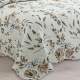 Cobre Leito Colcha Queen Botannia 2,60m x 2,40m 03 Peças - Ambar