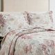 Cobre Leito Colcha Queen Botannia 2,60m x 2,40m 03 Peças - Aurora