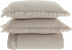 Cobre Leito King Celine Tecido 200 Fios Extra Macio Dupla Face 2,80m x 2,60m 03 Peças - Bege