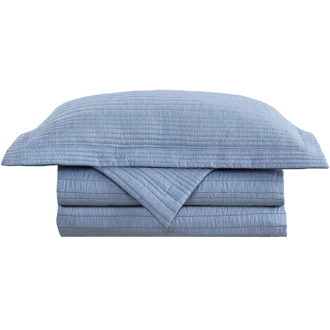 Cobre Leito King Kansas 2,80m x 2,60m 03 Peças - Azul