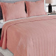 Cobre Leito King Lisbon 2,80m x 2,60m Toque Macio 03 Peças - Rosa