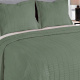 Cobre Leito King Lisbon 2,80m x 2,60m Toque Macio 03 Peças - Verde