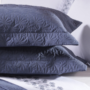 Cobre Leito King Lustria Percal Peletizado 400 Fios 2,80m x 2,70m 03 Peças - Azul