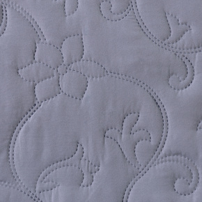 Cobre Leito King Suavit Percal Dupla Face 400 Fios Acetinado 03 Peças - Azul / Cinza