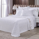 Cobre Leito Matelado King Monet 400 Fios Egípcios 100% Algodão 03 Peças - Branco