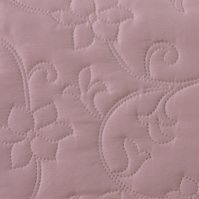 Cobre Leito Solteiro Suavit Percal Dupla Face 400 Fios Acetinado 02 Peças - Rosê / Bege