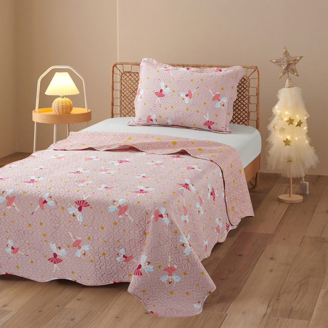 Cobre Leito Solteiro Teen & Kids Toque Macio 02 Peças - Fada