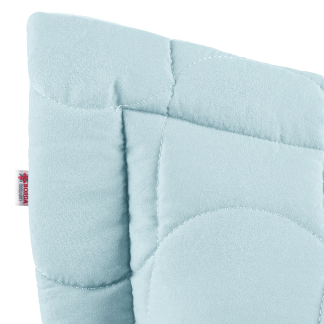Cobre Leito Super King Harmony Dupla Face 400 Fios 03 Peças - Verde Malva / Cinza