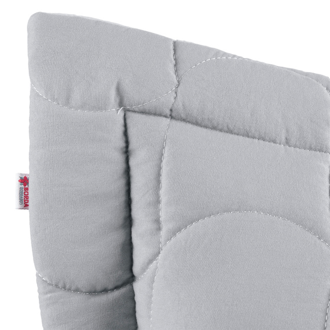 Cobre Leito Super King Harmony Dupla Face 400 Fios 03 Peças - Verde Malva / Cinza