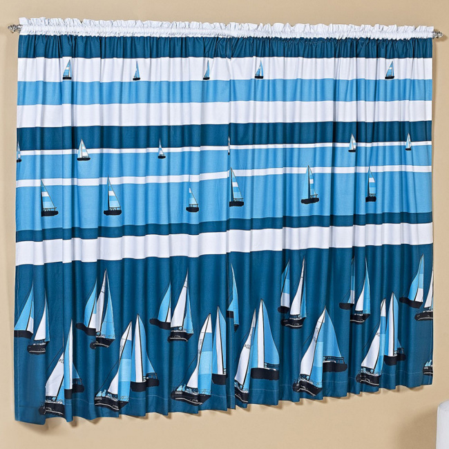 Cortina Craft 3,80m x 1,80m 100% Algodão 200 Fios p/ Varão Simples - Regata