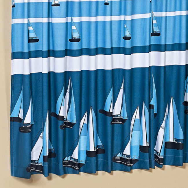 Cortina Craft 3,80m x 1,80m 100% Algodão 200 Fios p/ Varão Simples - Regata