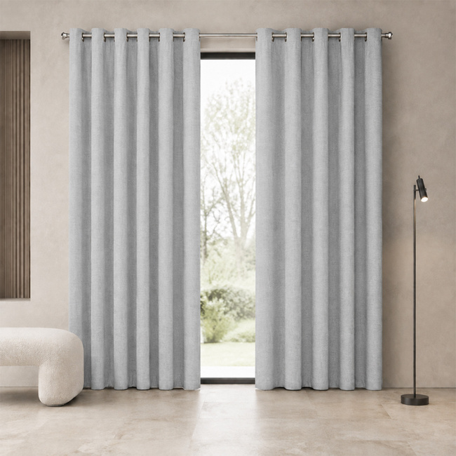 Cortina Blackout Linho com Forro PVC 2,90m x 1,80m 01 Peça - Cinza
