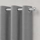 Cortina Blackout Linho com Forro PVC 2,90m x 1,80m 01 Peça - Grafite