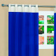 Cortina Logan 2,00m x 1,80m para Varão Simples Micropercal - Azul Marinho