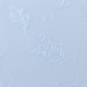 Cortina Luz 3,00m x 2,80m Voil Bordado 01 Peça - Branco