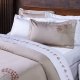 Duvet Capa de Edredom Bordado Queen Sierra 400 Fios Egípcios 100% Algodão 03 Peças - Bege