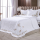 Duvet Capa de Edredom Bordado Super King Monet 400 Fios Egípcios 100% Algodão 03 Peças - Branco
