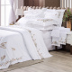 Duvet Capa de Edredom Bordado Super King Monet 400 Fios Egípcios 100% Algodão 03 Peças - Branco