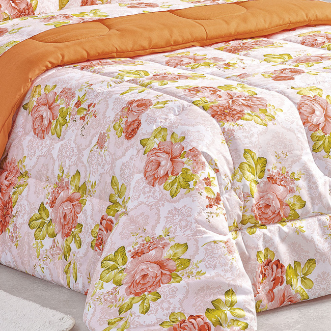 Edredom Casal King Naturale Micropercal 200 Fios 03 Peças - Stella