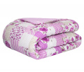 Edredom Casal Queen Classic Dupla Face 160 Fios 01 Peça - Patchwork Rosa