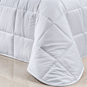 Edredom Casal Queen Pádua Tecido 400 Fios Egípcio 100% Algodão 03 Peças - Branco