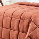 Edredom Casal Queen Pádua Tecido 400 Fios Egípcio 100% Algodão 03 Peças - Terracota