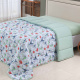 Edredom Nature Casal King Malha Estampada Dupla Face 01 Peça - Beija Flor