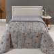 Edredom Nature Casal King Malha Estampada Dupla Face 01 Peça - Maré de Estrela