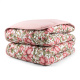 Edredom Nature Casal King Malha Estampada Dupla Face 01 Peça - Rose