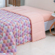 Edredom Nature Casal Queen Malha Estampada Dupla Face 01 Peça - Folhas