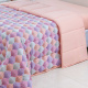 Edredom Nature Casal Queen Malha Estampada Dupla Face 01 Peça - Folhas
