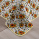 Edredom Nature Casal Queen Malha Estampada Dupla Face 01 Peça - Girassol