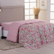 Edredom Nature Casal Queen Malha Estampada Dupla Face 01 Peça - Rose