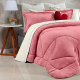 Edredom Soft King Lucca Dupla Face 01 Peça - Rosa