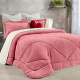 Edredom Soft King Lucca Dupla Face 01 Peça - Rosa