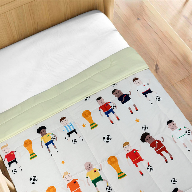 Edredom Solteiro Kit Day by Day Dupla Face 100% Algodão 01 Peça - Copinha