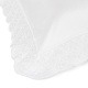 Fronha 70cm x 50cm Lácio Tecido 400 Fios Egípcio 01 Peça - Branco