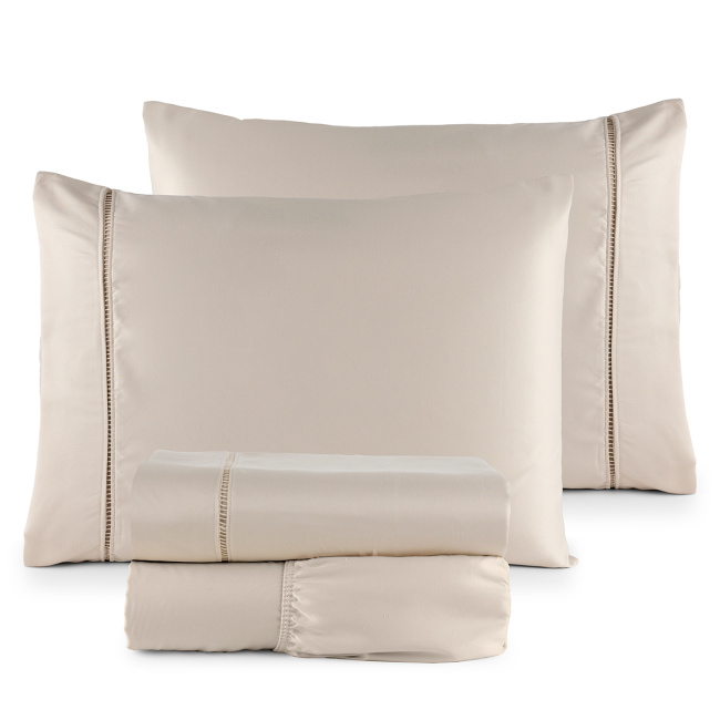 Fronha 70cm x 50cm Levit Percal 600 Fios 01 Peça - Bege