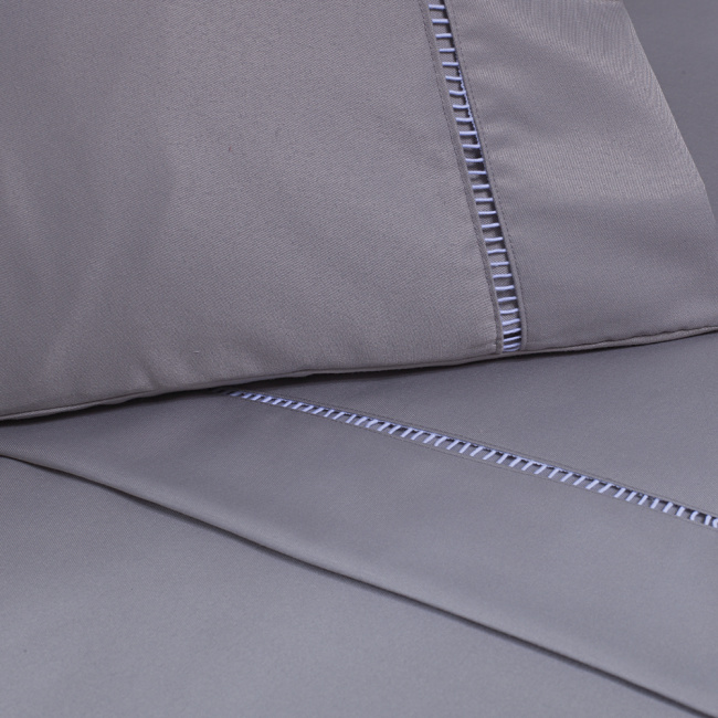 Fronha 70cm x 50cm Levit Percal 600 Fios 01 Peça - Cinza