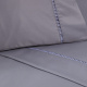 Fronha 70cm x 50cm Levit Percal 600 Fios 01 Peça - Cinza