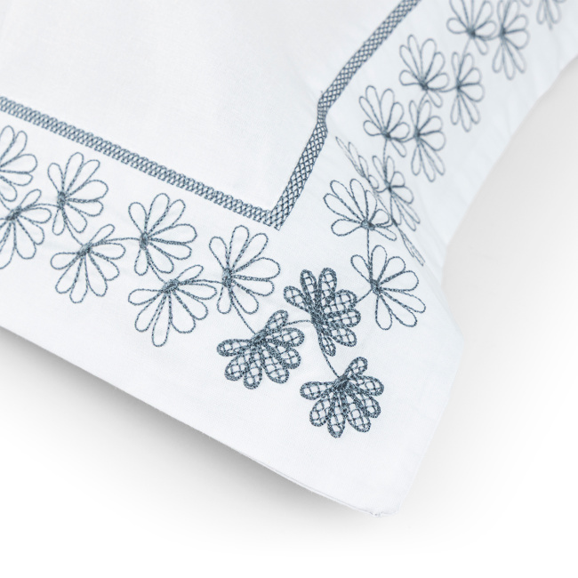 Fronha 70cm x 50cm Lustria 200 Fios 100% Algodão 02 Peças - Azul