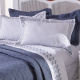 Fronha 70cm x 50cm Lustria 200 Fios 100% Algodão 02 Peças - Azul