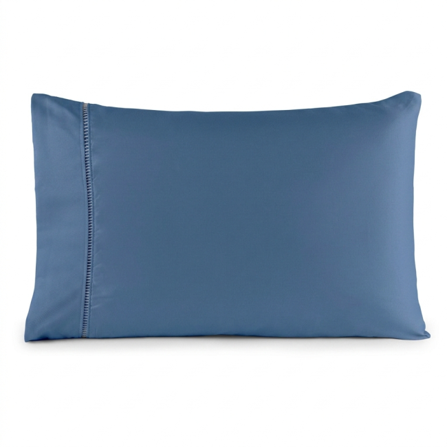 Fronha 70cm x 50cm Suavit Percal 400 Fios 01 Peça - Azul