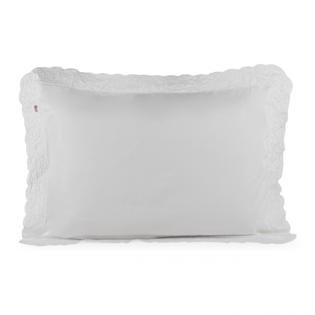 Fronha 70cm X 50cm Venetto Tecido Egípcio 400 Fios 01 Peça - Branco