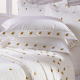 Fronha Bordada 70cm x 50cm Girassol 200 Fios 100% Algodão 02 Peças - Palha