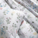 Jogo de Cama Lençol Casal Elegance Percal 400 Fios Toque de Algodão 04 Peças - Primavera