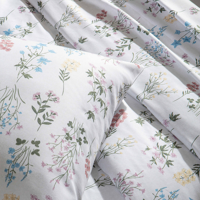 Jogo de Cama Lençol Queen Elegance Percal 400 Fios Toque de Algodão 04 Peças - Primavera