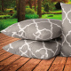 Kit Almofadas Decorativas Argos com Enchimento 45 cm x 45 cm 08 Peças - Cinza